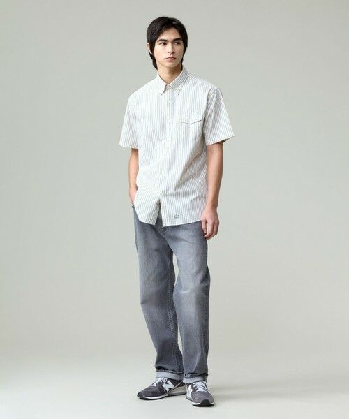 J.PRESS / ジェイプレス シャツ・ブラウス | 風が通るシアサッカーの清涼感【吸水速乾 / 高通気性】【クールマックス】サッカーストライプ シャツ / B.D. | 詳細5