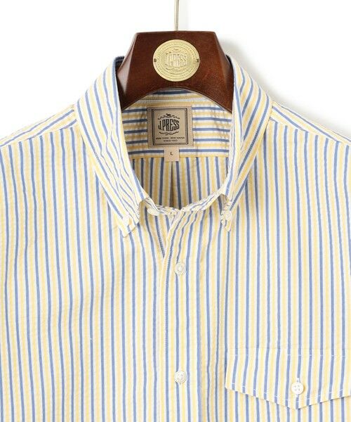 J.PRESS / ジェイプレス シャツ・ブラウス | 風が通るシアサッカーの清涼感【吸水速乾 / 高通気性】【クールマックス】サッカーストライプ シャツ / B.D. | 詳細10