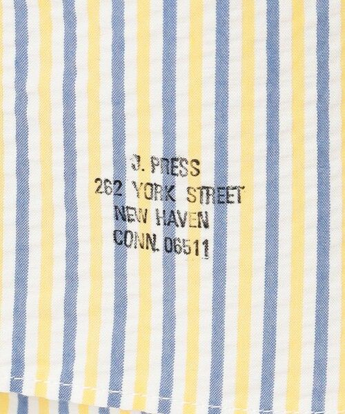 J.PRESS / ジェイプレス シャツ・ブラウス | 風が通るシアサッカーの清涼感【吸水速乾 / 高通気性】【クールマックス】サッカーストライプ シャツ / B.D. | 詳細15
