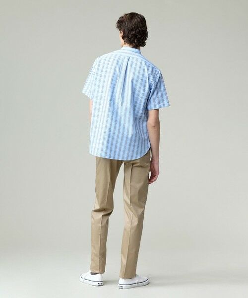 J.PRESS / ジェイプレス シャツ・ブラウス | 風が通るシアサッカーの清涼感【吸水速乾 / 高通気性】【クールマックス】サッカ−マルチストライプ シャツ / バンドカラー | 詳細21