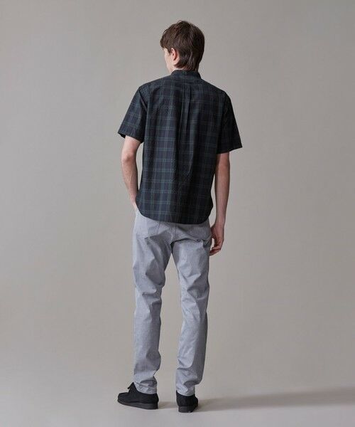 J.PRESS / ジェイプレス シャツ・ブラウス | 真夏を乗り切る爽快感と機能性【吸水速乾 / 接触冷感 / 高通気性 / ウォッシャブル】サッカーチェック シャツ / バンドカラー | 詳細3