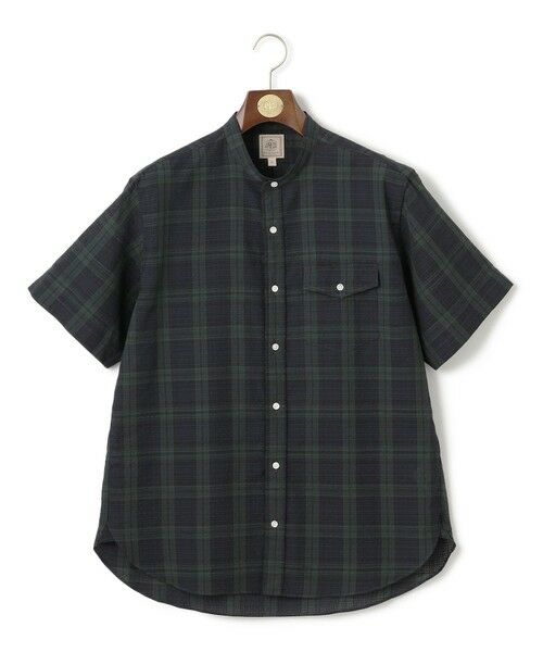 J.PRESS / ジェイプレス シャツ・ブラウス | 真夏を乗り切る爽快感と機能性【吸水速乾 / 接触冷感 / 高通気性 / ウォッシャブル】サッカーチェック シャツ / バンドカラー | 詳細4