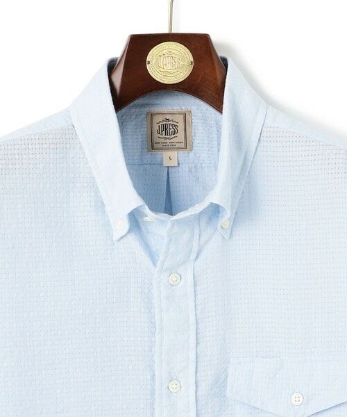 J.PRESS / ジェイプレス シャツ・ブラウス | 真夏を乗り切る爽快感と機能性【吸水速乾 / 接触冷感 / 高通気性 / ウォッシャブル】サッカー シャツ / B.D. | 詳細10