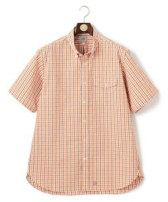 J.PRESS / ジェイプレス シャツ・ブラウス | 【KING SIZE】【吸水速乾 / 高通気性】【クールマックス】サッカーギンガムチェック シャツ / B.D.