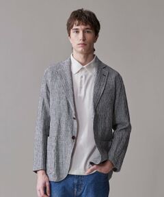 J.PRESS / ジェイプレス テーラードジャケット | リネン×シアサッカーの清涼感【高通気性】ストレッチリネンシアサッカー ジャケット