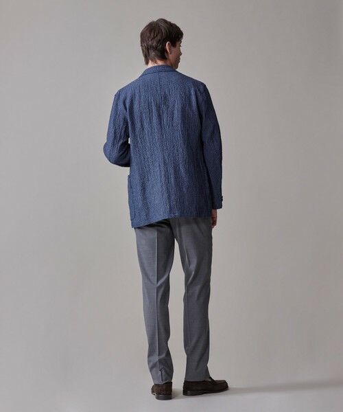 J.PRESS / ジェイプレス テーラードジャケット | リネン×シアサッカーの清涼感【高通気性】ストレッチリネンシアサッカー ジャケット | 詳細3