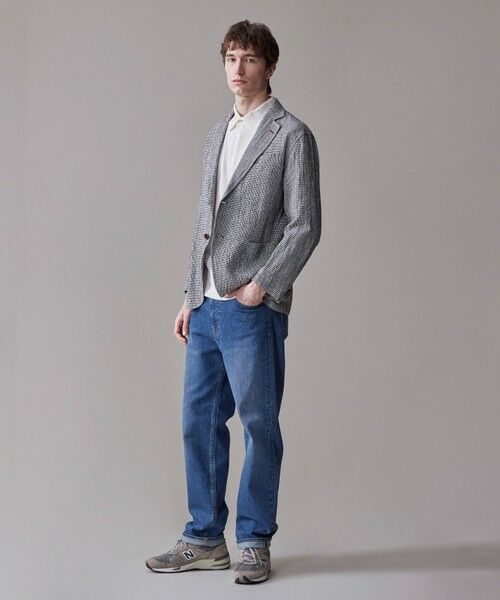 J.PRESS / ジェイプレス テーラードジャケット | リネン×シアサッカーの清涼感【高通気性】ストレッチリネンシアサッカー ジャケット | 詳細6