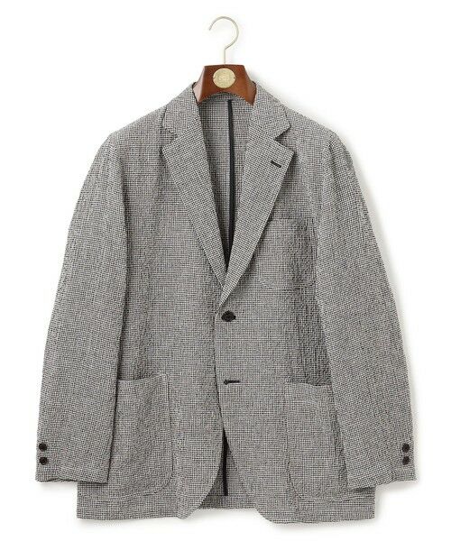 J.PRESS / ジェイプレス テーラードジャケット | リネン×シアサッカーの清涼感【高通気性】ストレッチリネンシアサッカー ジャケット | 詳細8