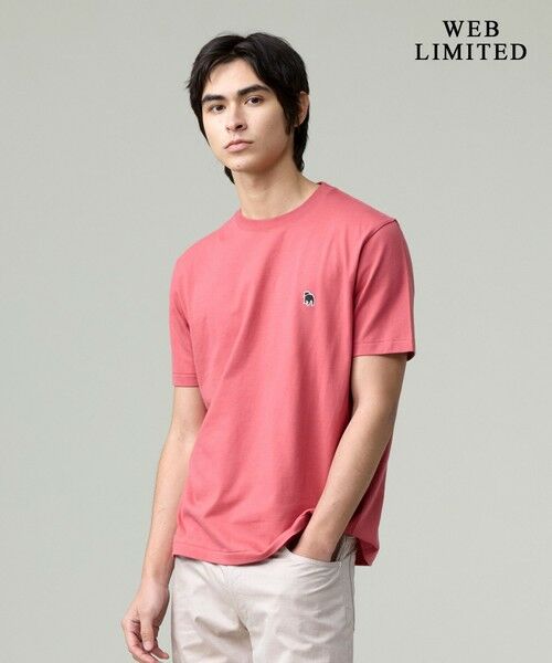 J.PRESS/ジェイプレス UNISEXで着られるアイコニックな1着【WEB限定】バックブル Tシャツ オレンジ系 S J.PRESS/ジェイプレス UNISEXで着られるアイコニックな1着【WEB限定】バックブル Tシャツ オレンジ系 S