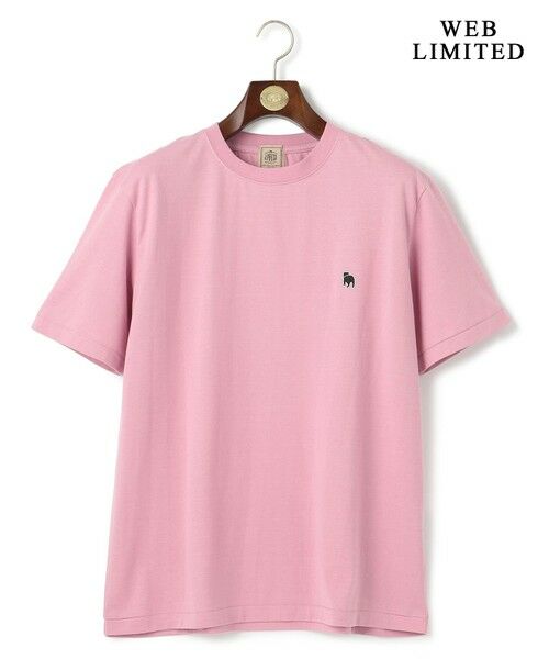 J.PRESS/ジェイプレス UNISEXで着られるアイコニックな1着【WEB限定】バックブル Tシャツ パープル系 XL J.PRESS/ジェイプレス UNISEXで着られるアイコニックな1着【WEB限定】バックブル Tシャツ パープル系 XL