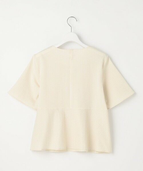 J.PRESS / ジェイプレス カットソー | 【洗える・抗菌防臭・吸水速乾】サッカージャージー ペプラム カットソー | 詳細9