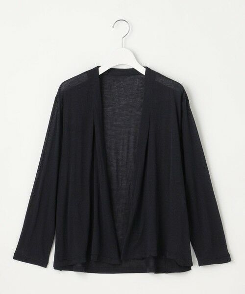 J.PRESS / ジェイプレス カーディガン・ボレロ | 【洗える】ミラノ風天竺シアー カーディガン | 詳細8