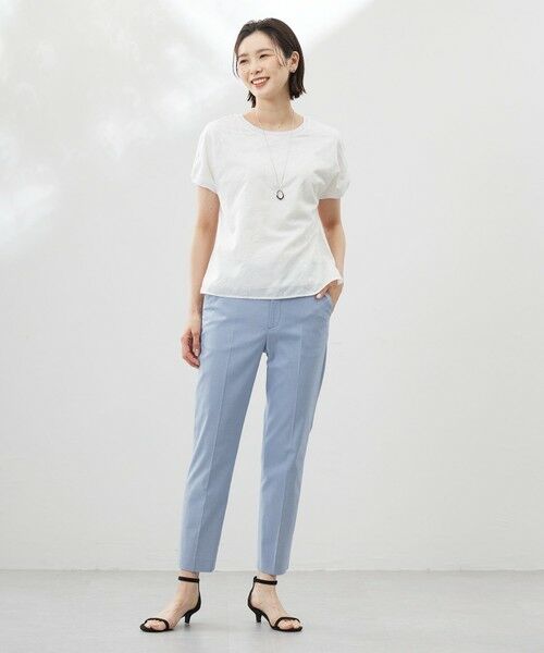 J.PRESS / ジェイプレス カットソー | 【洗える】シアーエンブロイダリー カットソー | 詳細7