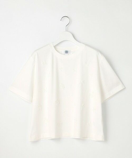 J.PRESS / ジェイプレス カットソー | 【洗える】スパンコール Ｔシャツ | 詳細4