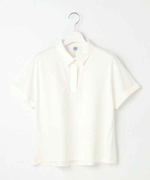 J.PRESS / ジェイプレス カットソー | 【洗える】コットンリネンジャージー ポロ カットソー | 詳細3