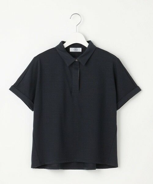 J.PRESS / ジェイプレス カットソー | 【洗える】コットンリネンジャージー ポロ カットソー | 詳細17