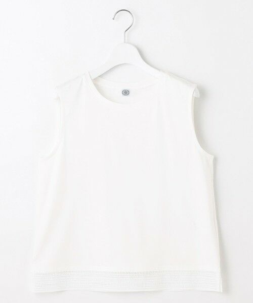 J.PRESS / ジェイプレス タンクトップ | 【人気のため追加・洗える】ノースリーブスムースジャージー レース カットソー | 詳細11