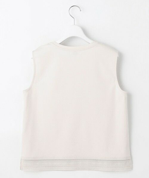 J.PRESS / ジェイプレス タンクトップ | 【人気のため追加・洗える】ノースリーブスムースジャージー レース カットソー | 詳細18
