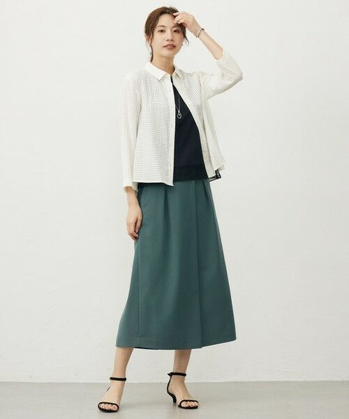 J.PRESS / ジェイプレス タンクトップ | 【人気のため追加・洗える】ノースリーブスムースジャージー レース カットソー | 詳細22