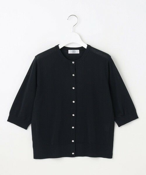 J.PRESS / ジェイプレス カーディガン・ボレロ | 【洗える・抗菌防臭】COTTON ACETATE DRY クルーネック カーディガン | 詳細2