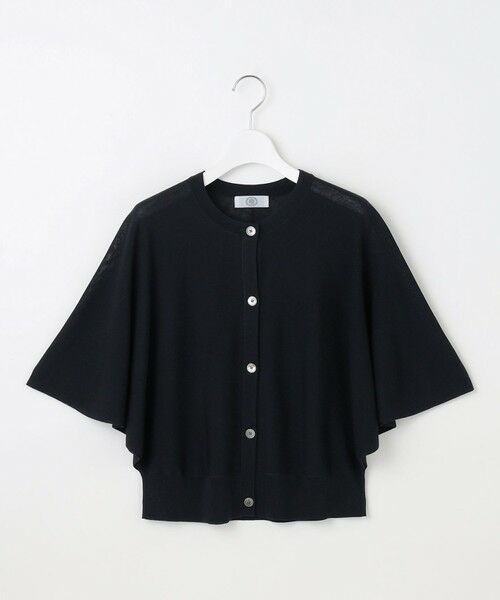 Ｊプレス（J.PRESS）2023SS 洗える・抗菌防臭 カーディガン 洗える・抗菌防臭】COTTON ACETATE DRY バタフライスリーブ