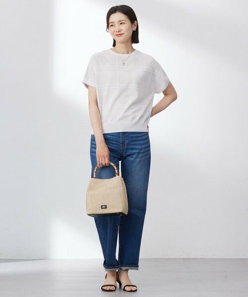 J.PRESS / ジェイプレス ニット・セーター | 【洗える】メッシュ パターン ニット | 詳細1