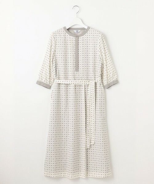 J.PRESS / ジェイプレス ロング・マキシ丈ワンピース | 【洗える】ジオメトリックプリント ワンピース | 詳細3