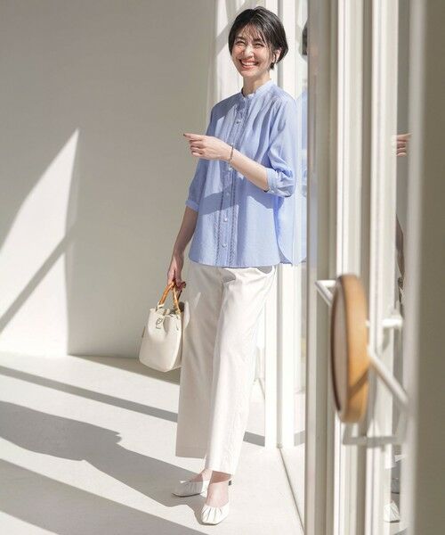 J.PRESS / ジェイプレス その他パンツ | 【洗える・接触冷感・吸水速乾】ドライリネンストレッチ ワイド パンツ | 詳細2