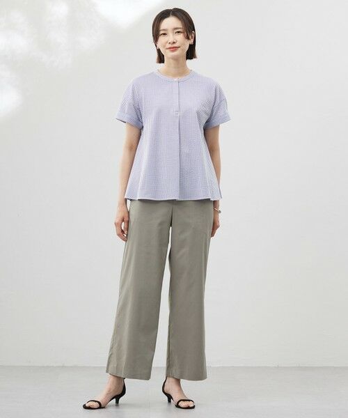 J.PRESS / ジェイプレス その他パンツ | 【洗える・接触冷感・吸水速乾】ドライリネンストレッチ ワイド パンツ | 詳細24