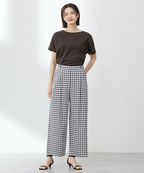 J.PRESS / ジェイプレス その他パンツ | 【洗える】アセVisギンガム イージー パンツ | 詳細1