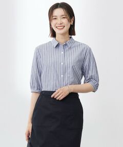 J.PRESS / ジェイプレス シャツ・ブラウス | 【洗える】BEZ 空羽ストライプ シャツ ブラウス