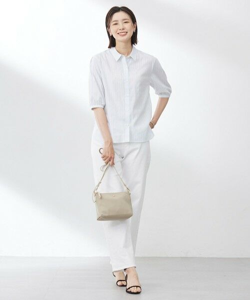 J.PRESS / ジェイプレス シャツ・ブラウス | 【洗える】BEZ 空羽ストライプ シャツ ブラウス | 詳細1
