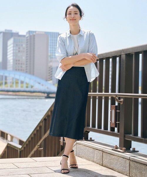 J.PRESS / ジェイプレス シャツ・ブラウス | 【洗える】BEZ 空羽ストライプ シャツ ブラウス | 詳細13