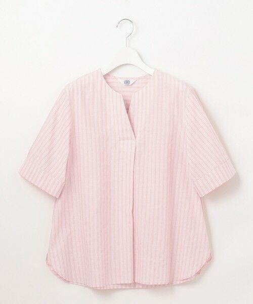 J.PRESS / ジェイプレス シャツ・ブラウス | 【洗える】BEZ 空羽ストライプ クルーネック ブラウス | 詳細7