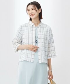 J.PRESS / ジェイプレス シャツ・ブラウス | 【洗える】SHEER チェック シャツ ブラウス