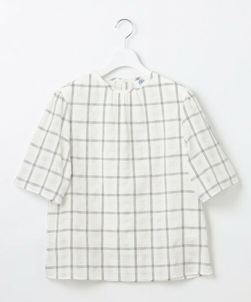 J.PRESS / ジェイプレス シャツ・ブラウス | 【洗える】SHEER チェック フレアスリーブ ブラウス | 詳細6