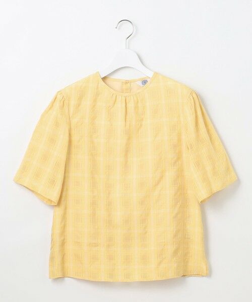 J.PRESS / ジェイプレス シャツ・ブラウス | 【洗える】SHEER チェック フレアスリーブ ブラウス | 詳細8