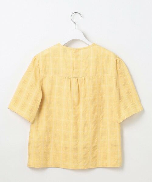 J.PRESS / ジェイプレス シャツ・ブラウス | 【洗える】SHEER チェック フレアスリーブ ブラウス | 詳細9