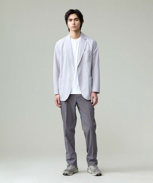 J.PRESS / ジェイプレス テーラードジャケット | シャツの軽快さ×ジャケットの上品さ【 盛夏対応 / 軽量 / 洗える / 高通気性】千鳥レース サマージャケット | 詳細1