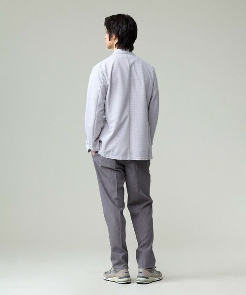 J.PRESS / ジェイプレス テーラードジャケット | シャツの軽快さ×ジャケットの上品さ【 盛夏対応 / 軽量 / 洗える / 高通気性】千鳥レース サマージャケット | 詳細3