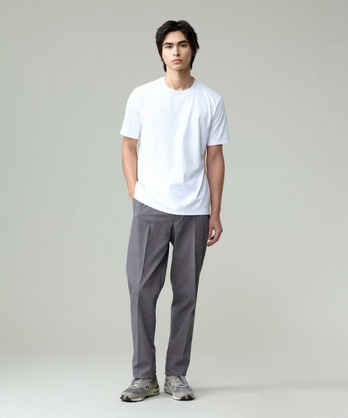 J.PRESS / ジェイプレス カットソー | 温度に寄り添う服。3シーズンこれ1着【調温機能 / 接触冷感】コンフォーマークルーネック Tシャツ | 詳細1