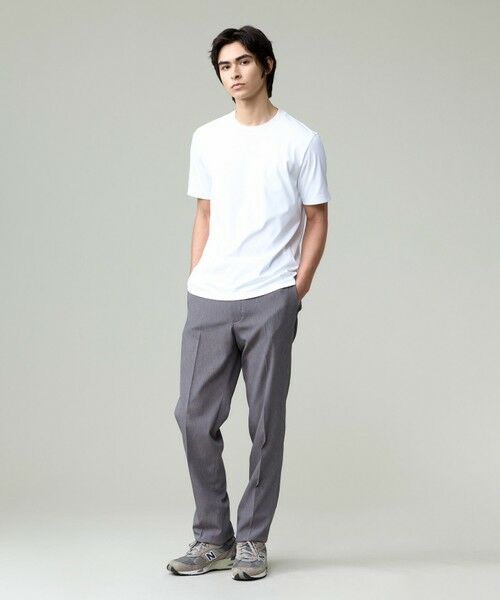 J.PRESS / ジェイプレス カットソー | 温度に寄り添う服。3シーズンこれ1着【調温機能 / 接触冷感】コンフォーマークルーネック Tシャツ | 詳細2