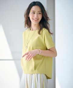 J.PRESS / ジェイプレス カットソー | 【WEB限定カラーあり・洗える】コットンスムース フレンチスリーブ カットソー