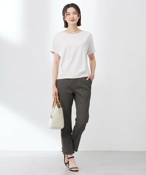 J.PRESS / ジェイプレス カットソー | 【WEB限定カラーあり・洗える】コットンスムース フレンチスリーブ カットソー | 詳細3