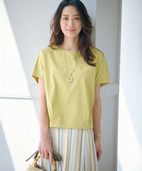 J.PRESS / ジェイプレス カットソー | 【WEB限定カラーあり・洗える】コットンスムース フレンチスリーブ カットソー | 詳細17