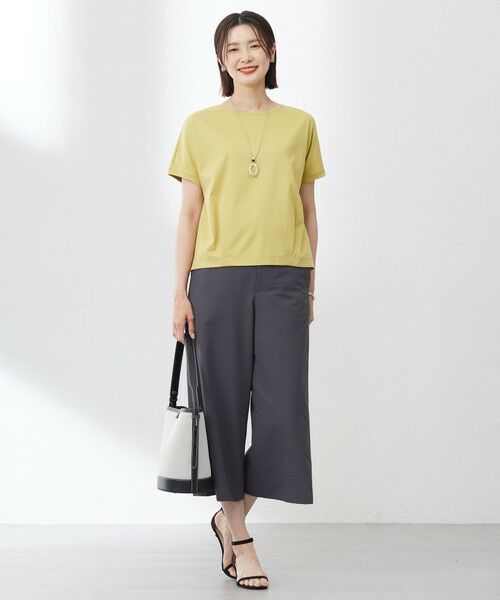 J.PRESS / ジェイプレス カットソー | 【WEB限定カラーあり・洗える】コットンスムース フレンチスリーブ カットソー | 詳細19