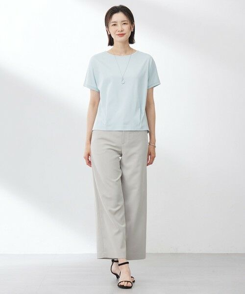 J.PRESS / ジェイプレス カットソー | 【WEB限定カラーあり・洗える】コットンスムース フレンチスリーブ カットソー | 詳細23