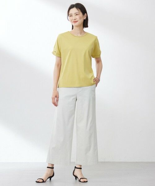 J.PRESS / ジェイプレス カットソー | 【WEB限定カラーあり・洗える】コットンスムース ハシゴレース カットソー | 詳細16