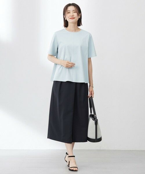 J.PRESS / ジェイプレス カットソー | 【洗える】コットンスムース バック プリーツ カットソー | 詳細9