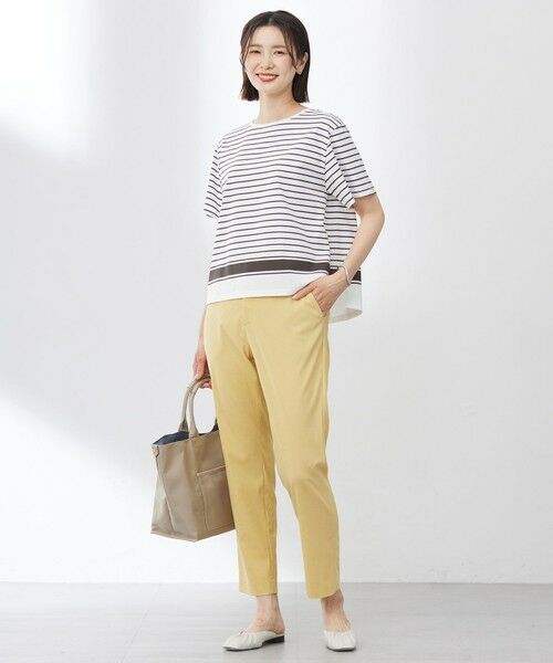 J.PRESS / ジェイプレス カットソー | 【洗える】パネルボーダー Tシャツ | 詳細3